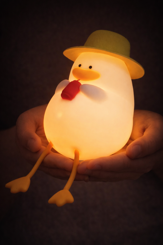 Yumuşak Keyifçi Ördek Gece/Masa Lambası